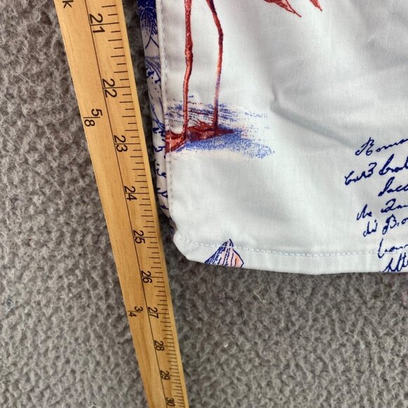 Chicos Jeans Womens 4 US 20R White Blue So Slimming Bon Voyage Girlfriend Ankle* - Picture 10 of 12